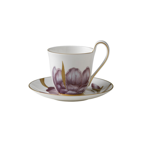 Flora h&oslash;jhankskop med underkop iris 27 cl, Royal Copenhagen