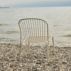 Thorvald SC100 Outdoor Lounge Chair, ivory, &Tradition