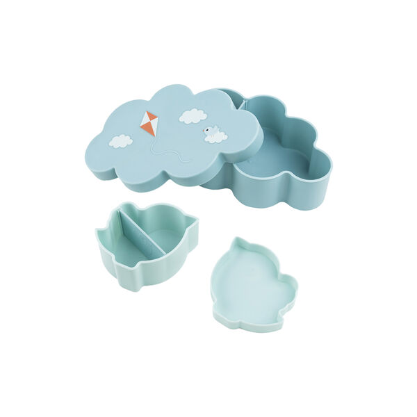 Playground snack & madkasse med drikkedunk, blue, Done by Deer