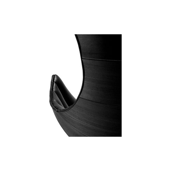 Lobster Chair loungestol, sort eg/sort, Bruunmunch Furniture