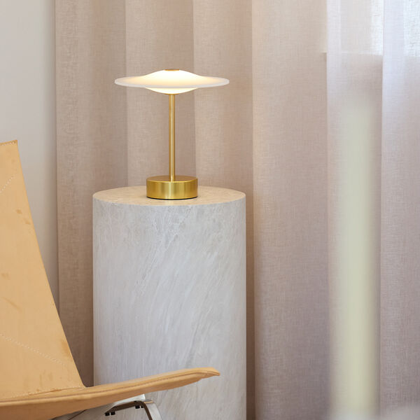 Sinus Portable , brass, Piet Hein