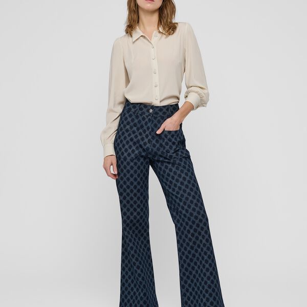 JuliannaDEA Trousers Flared, grand kudibal midnight, Dea Kudibal