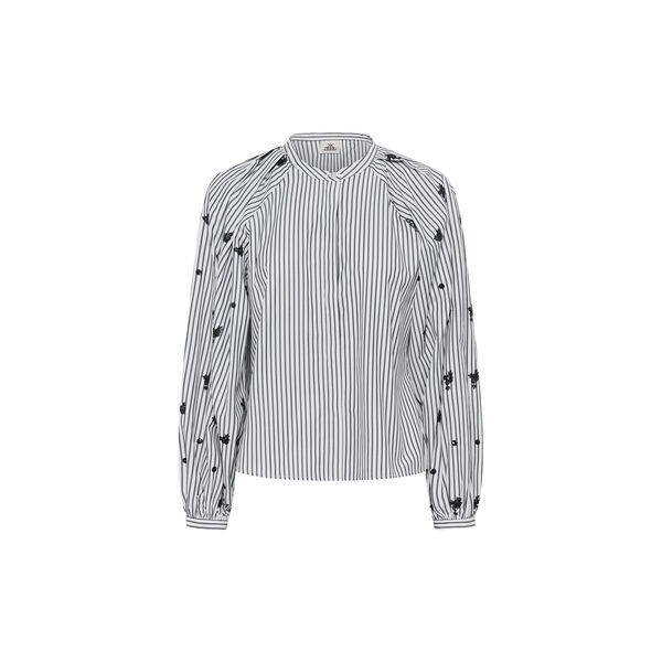 KBEgoni Blouse, ombre blue stripe, Karen by Simonsen