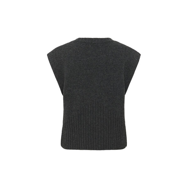 KBBerenice Waistcoat, dark gray melange, Karen by Simonsen