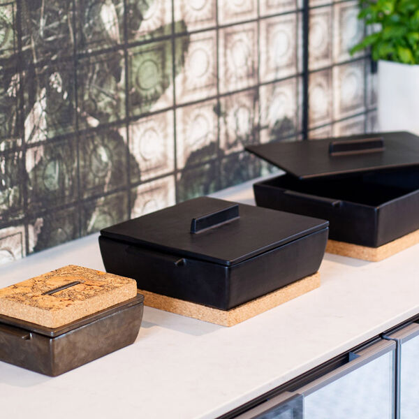 Rektangul&aelig;rt ovnfast fad med varmebrik, Dutchdeluxes