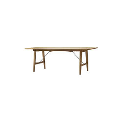 BM1160 Jagtbordet spisebord, hvidolieret eg/st&aring;l, Carl Hansen & S&oslash;n