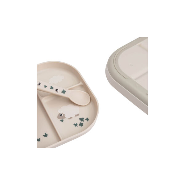 Tiny Farm foodie inddelt tallerken, sand, Done by Deer