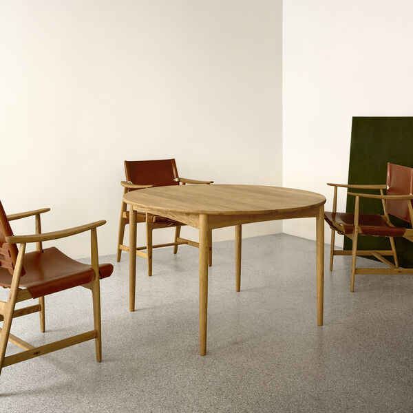 BM0121 spisebord, olieret eg, Carl Hansen & S&oslash;n