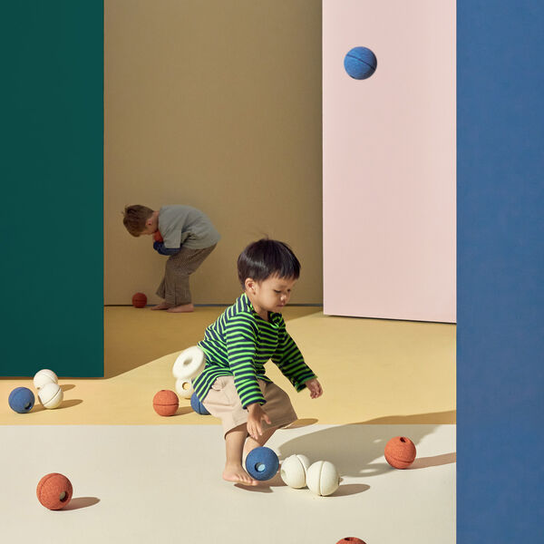 3 x skumbolde, deep blue/sky blue, MODU