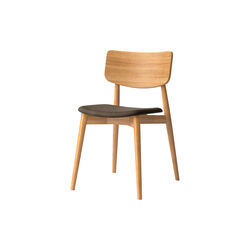 Chiara spisebordsstol, Davos 2179 Umbra/naturolieret eg, Bruunmunch Furniture
