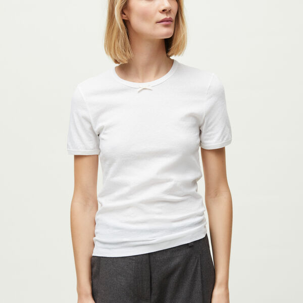 Messhu Tee, pure ecru, Aiayu