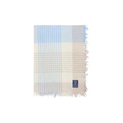 Multi Checked Wool Throw, multi, Lexington