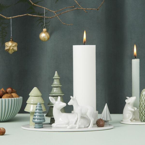 Winter Stories Deer & Fawn lysestage til bloklys, Dottir Nordic Design