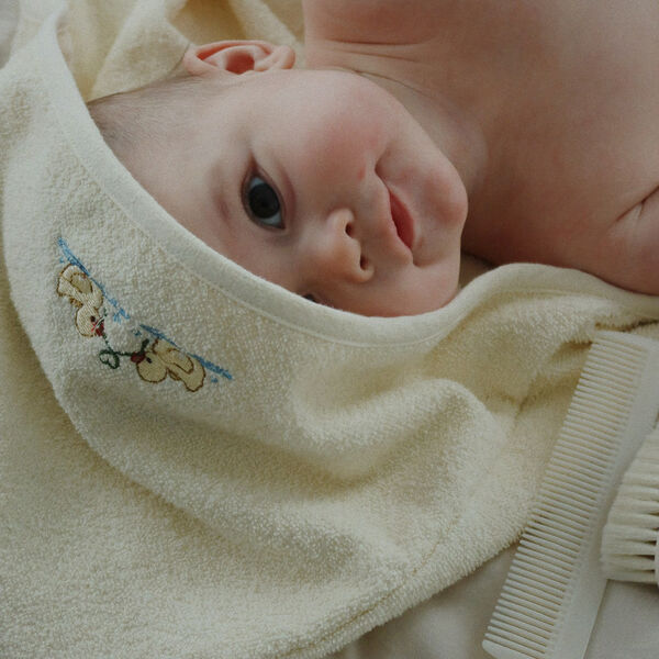 Figo Baby Towel, antique white, Konges Sl&oslash;jd