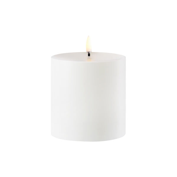 LED udend&oslash;rs bloklys 10 cm, white, Uyuni Lighting