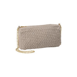 Strikket Clutch K&aelig;de Petra, tiger melange, By LOHN
