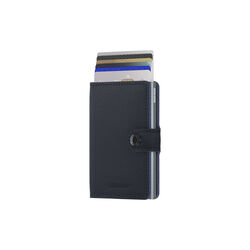 Miniwallet, saffiano navy, Secrid