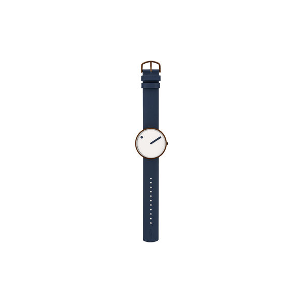 PICTO armbåndsur, cream/copper/midnight blue, PICTO