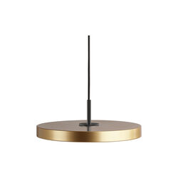 Asteria Plus Pendant, brass/black, UMAGE