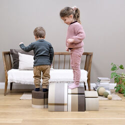 Elefant M, sand grey, bObles