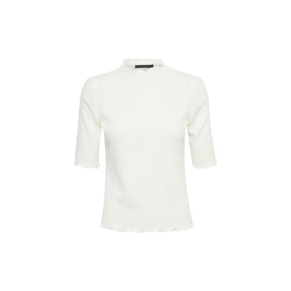 CandaceKB SS Tee, egret, Karen by Simonsen