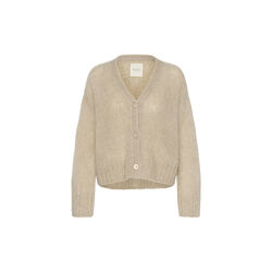 ZendayaPW Cardigan, light camel melange, Part Two