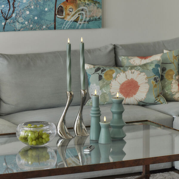 Sille Geometri LED lys, sandy green, Sirius Home