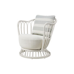 Grace Outdoor Lounge Chair, alabaster white, GUBI