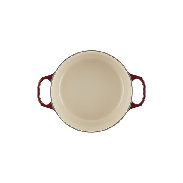 Signature rund st&oslash;bejernsgryde &Oslash; 24 cm, garnet, Le Creuset