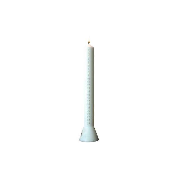 Kalenderlys Hyggelyset | White/silver, Alterlyset