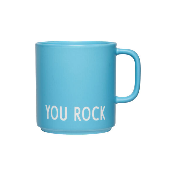 YOU ROCK favoritkop med hank, blue, Design Letters