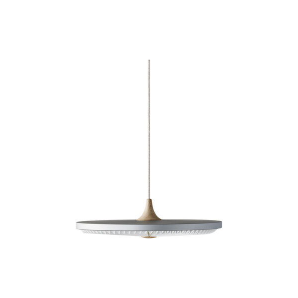 Soleil pendel med standardsk&aelig;rm, silver cloud/eg, LE KLINT