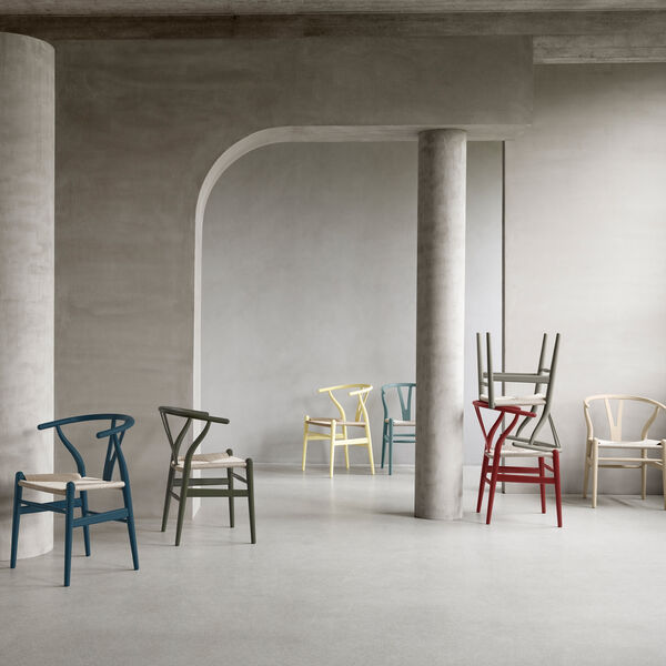 CH24 Y-stolen spisebordsstol, soft hollyhock, Carl Hansen & S&oslash;n