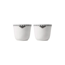 Sort Riflet Blonde krus 26 cl 2 stk., Royal Copenhagen