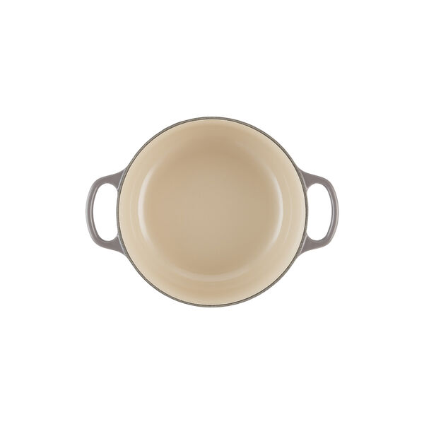 Signature rund st&oslash;bejernsgryde &Oslash; 20 cm, flint, Le Creuset