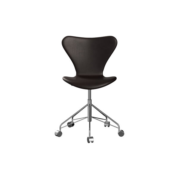 Serie 7&trade; 3117 fuldpolstret kontorstol, Grace Black, Fritz Hansen
