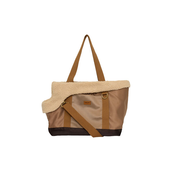 Hundetaske med teddy inderfor, aspen, Drew's Dogwear