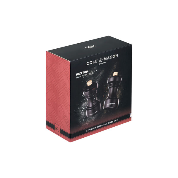 Hoxton Salt and pepper set, mørk brun, Cole & Mason