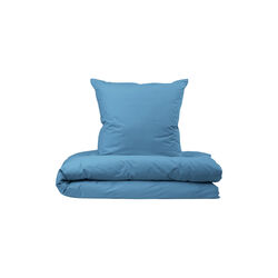 SUPIMA PERCALE sengetøj, bright blue, Georg Jensen Damask
