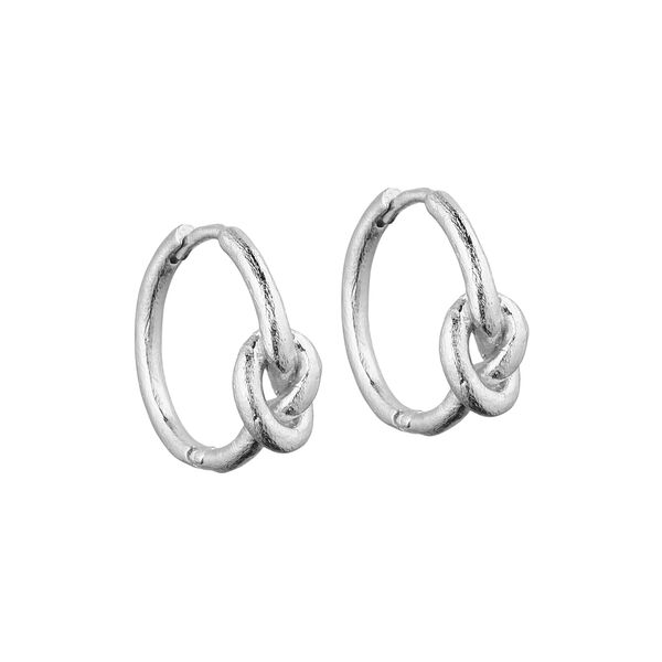 Lilou hoops Small, fors&oslash;lvet, Pure by Nat