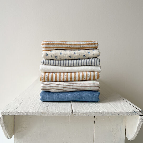 Stofble 2-pak, classic stripes blue, Cam Cam Copenhagen