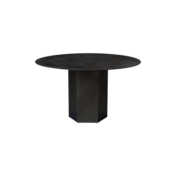 Epic Round Dining Table, midnight black, GUBI