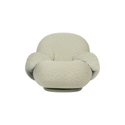 Pacha Outdoor Lounge Chair with Armrest, Chevron 008, GUBI