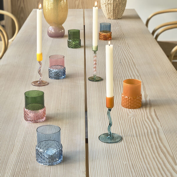 Styles Fyrfadsstage, bl&aring;, Villa Collection