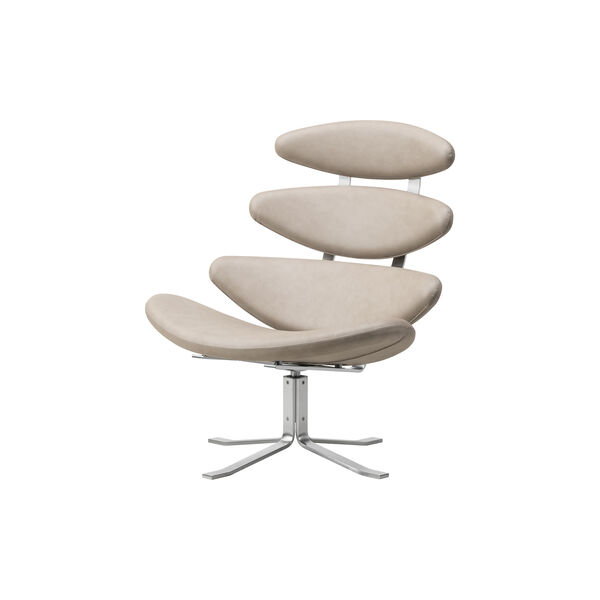 Corona Chair, burned grey 40783, Fredericia Furniture