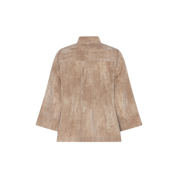370HMMerli blouse, shatter brown, Heartmade