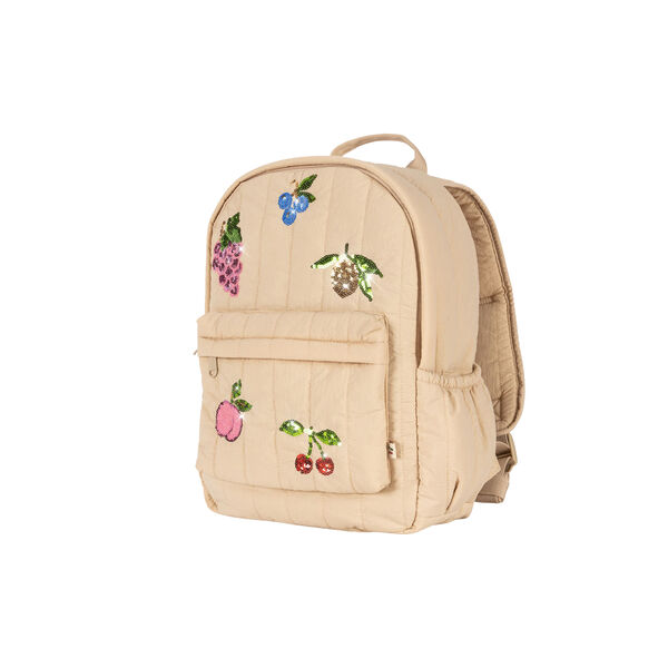 Juno Quilted Sequin Backpack Midi, frapp&eacute;, Konges Sl&oslash;jd