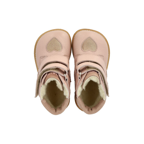 Velcro TEX-st&oslash;vle, faded rose/multi glitter, ANGULUS