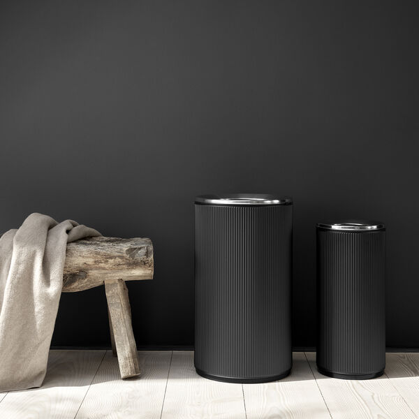 VIPP19 &aring;ben spand, sort/st&aring;l, Vipp