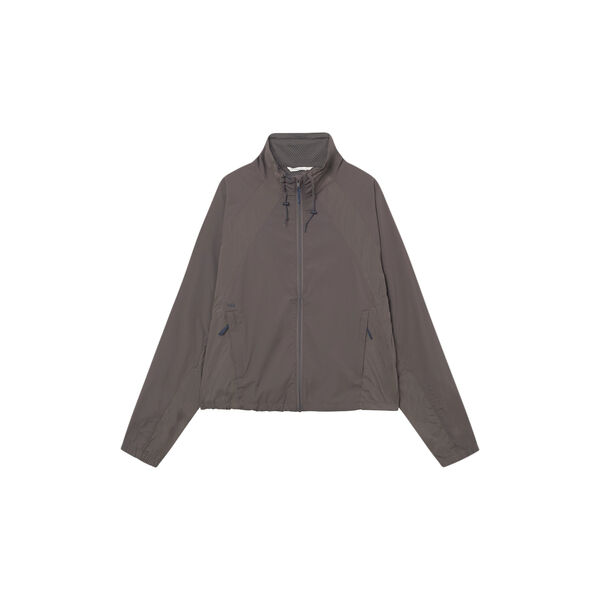 Track Jacket Oversized Kia, dark brown, Rethinkit